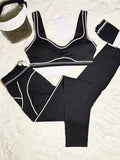 Women's High Waisted 2-Piece Sportswear Gym Leggings